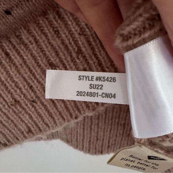 Madewell Donegal Rib Knit Marled Sweater Medium - Picture 7 of 8